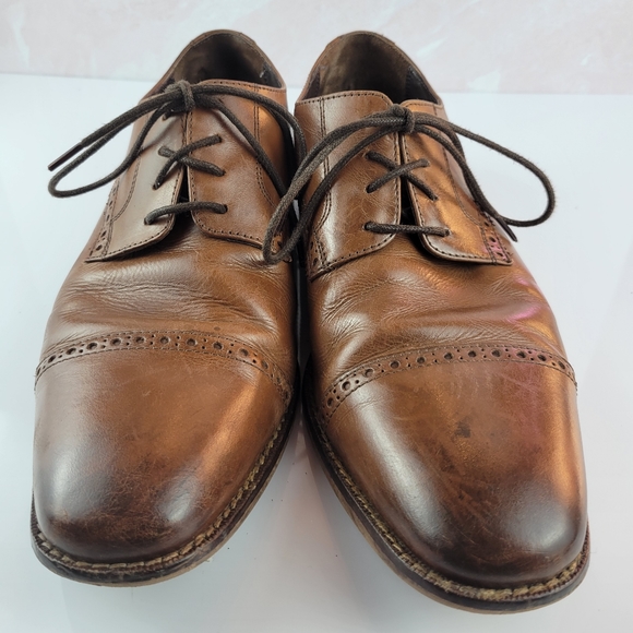 Florsheim Saddle Tan Castellano Cap Size 8 - Picture 2 of 9